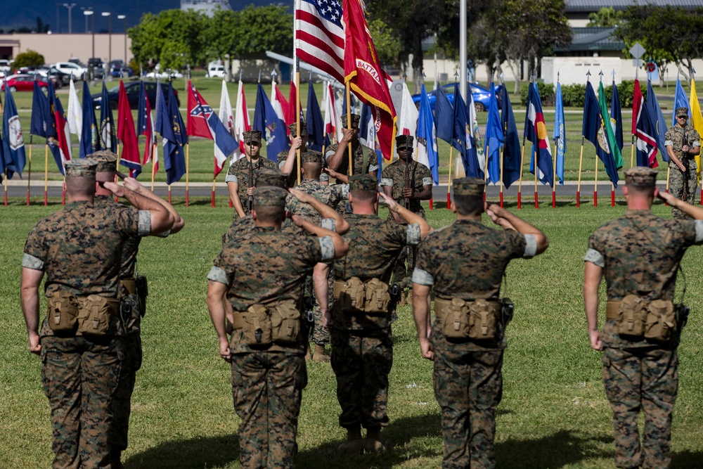 2nd Battalion, 3d Marine Regiment Change of Command