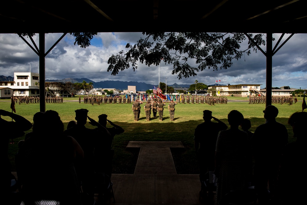 2nd Battalion, 3d Marine Regiment Change of Command