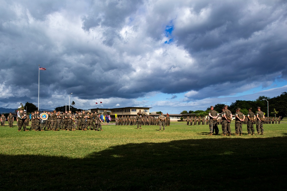 2nd Battalion, 3d Marine Regiment Change of Command