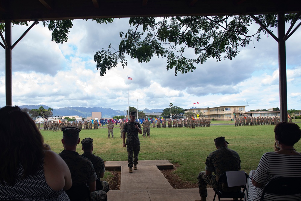 2nd Battalion, 3d Marine Regiment Change of Command