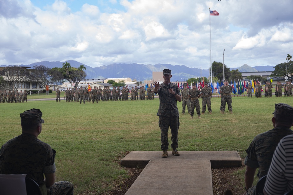 2nd Battalion, 3d Marine Regiment Change of Command