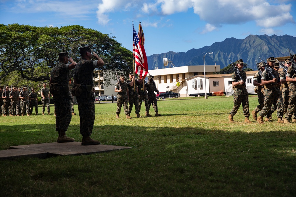 2nd Battalion, 3d Marine Regiment Change of Command