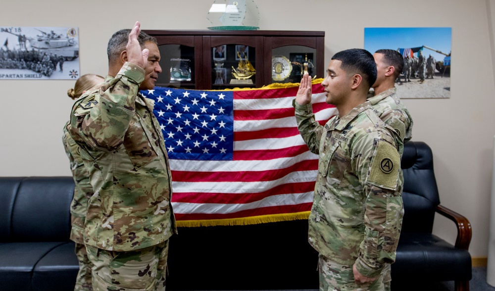 USARCENT Commander visits with Soldiers and Units at Camp Arifjan
