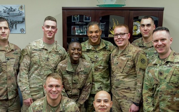 USARCENT Commander visits with Soldiers and Units at Camp Arifjan