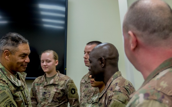 USARCENT Commander visits with Soldiers and Units at Camp Arifjan