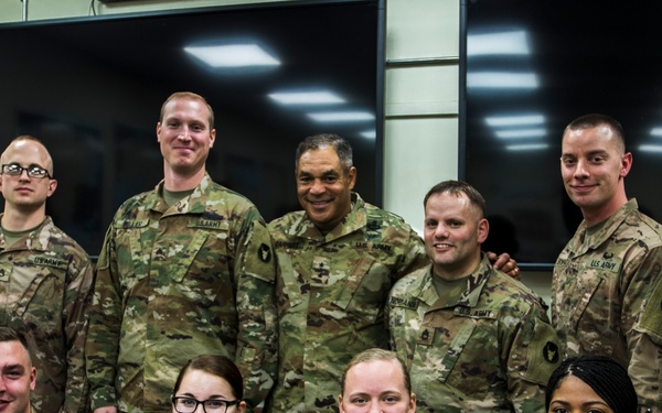 USARCENT Commander visits with Soldiers and Units at Camp Arifjan