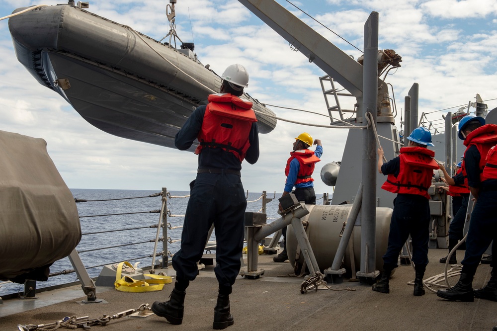 USS Preble Underway