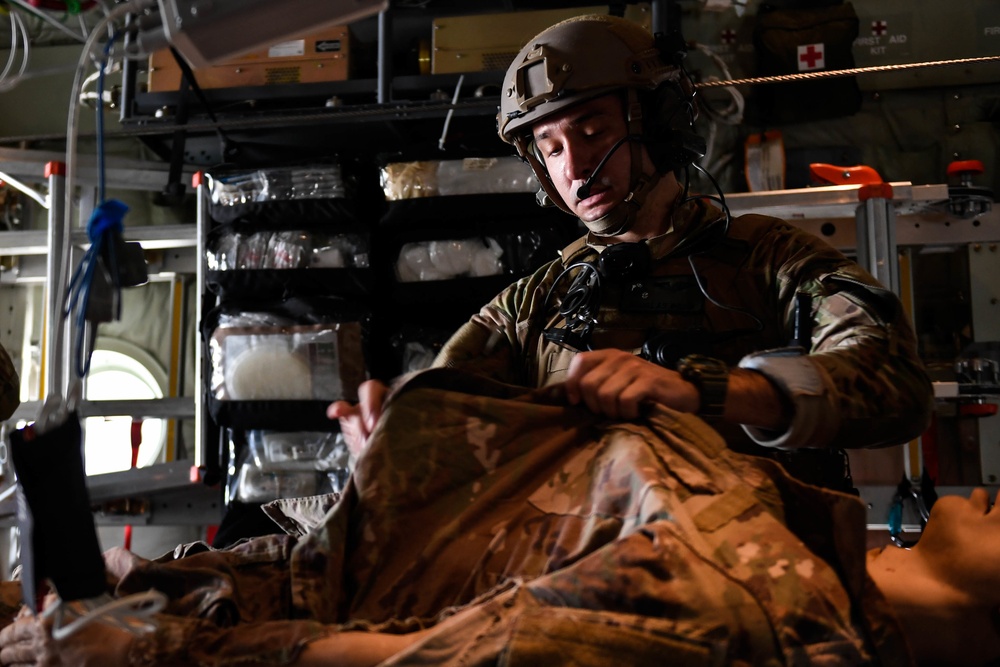 Airmen from 27th Special Operations Support Sqaudron train during Emerald Warrior/Trident