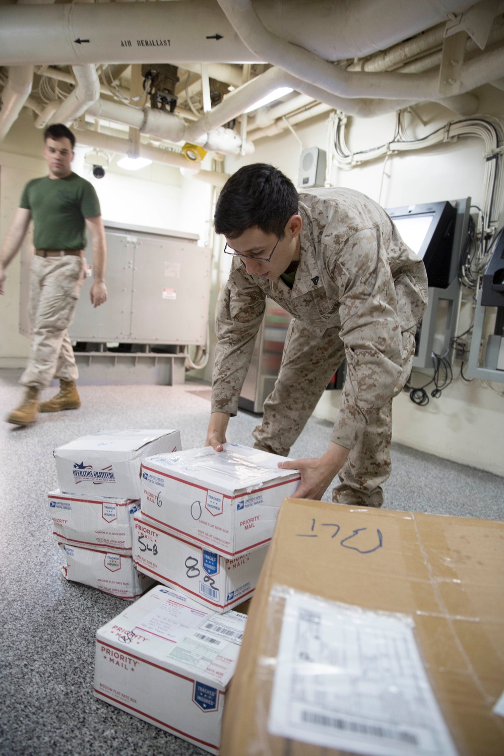 USS Anchorage Mail Call