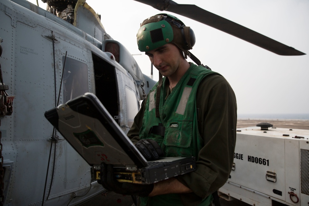 USS Anchorage Aviation Maintenance