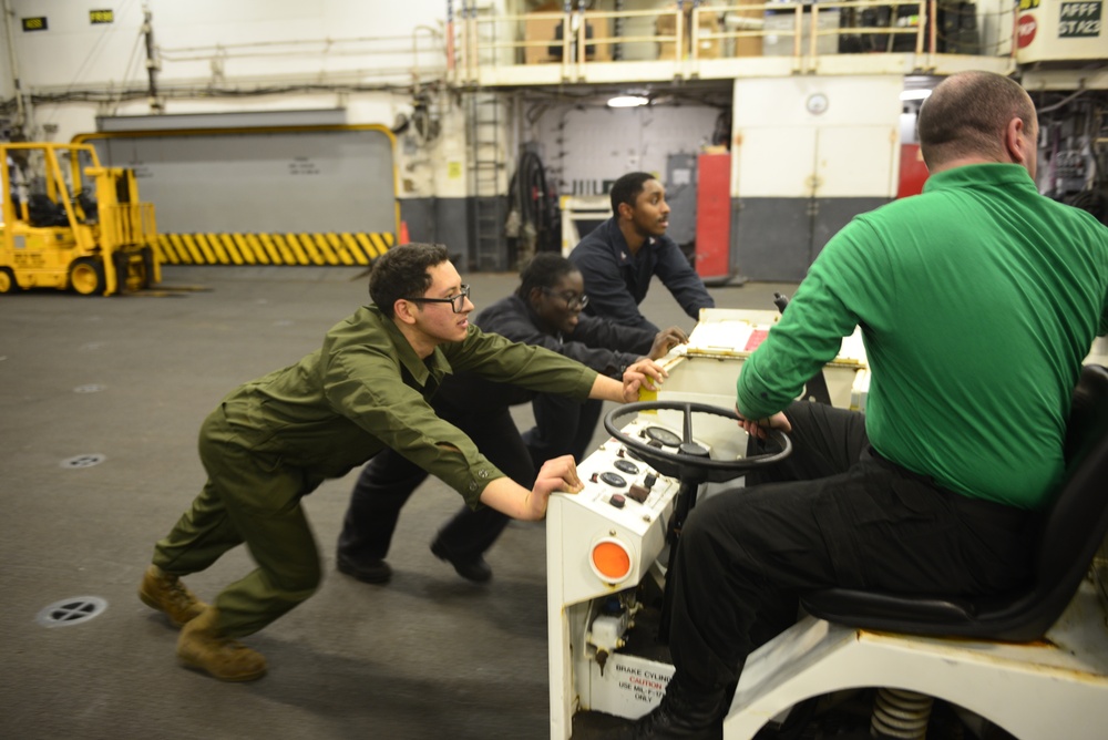 USS Wasp Operations at Sea