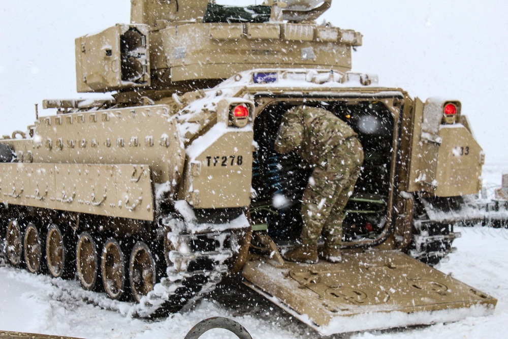 Battle Group Poland Takes On Winter Training
