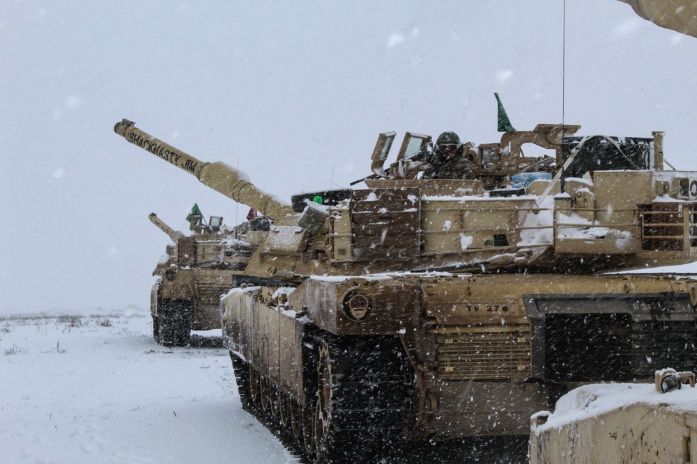 Battle Group Poland Takes On Winter Training