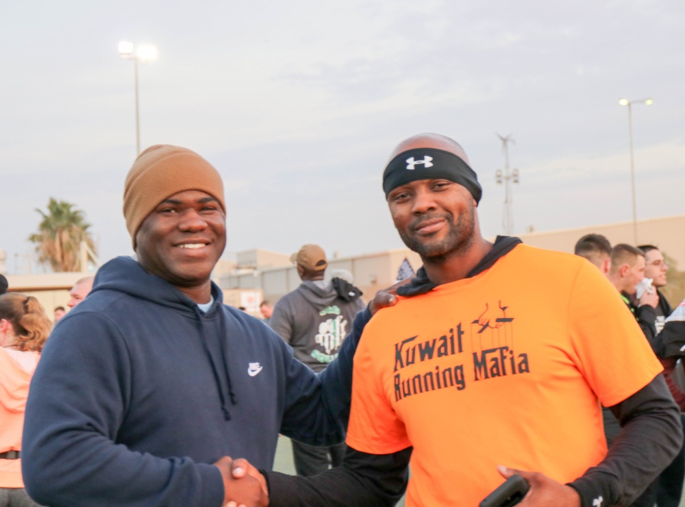 335th Signal Command (Theater) (Provisional) Soldiers participate in Dr. Martin Luther King, Jr. 5K Run