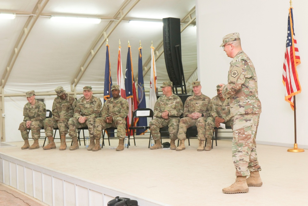 101st and 98th Expeditionary Signal Battalions Transfer of Authority Ceremony