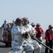 The aircraft carrier USS John. C. Stennis (CVN 74) conducts flight deck drills