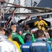 The aircraft carrier USS John. C. Stennis (CVN 74) conducts flight deck drills