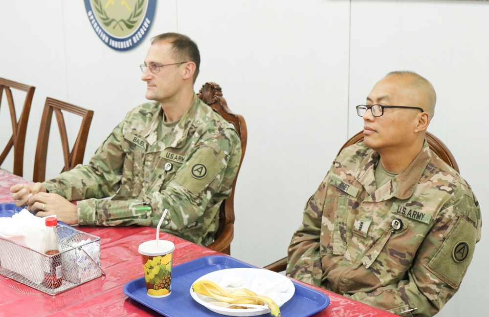 Brig. Gen. Nikki Griffin Olive host lunch and learn with U.S. Army Central Soldiers