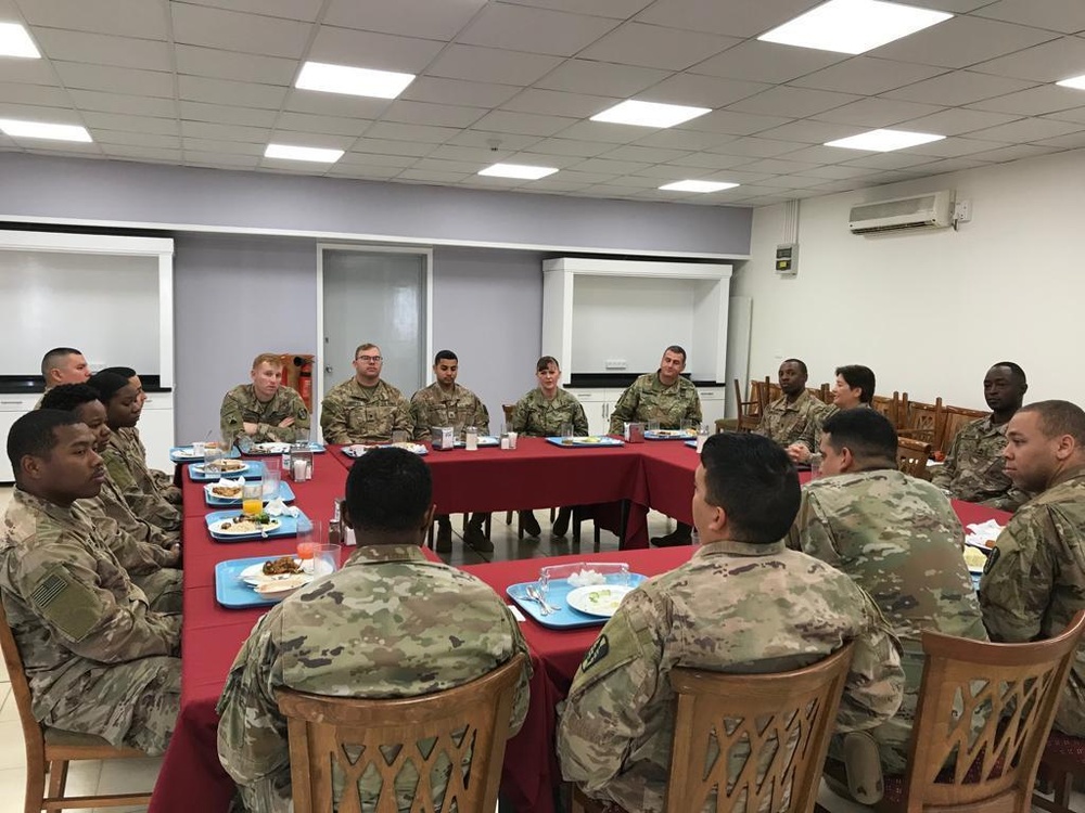 U.S. Army Brig. Gen. Nikki Griffin Olive visits Soldiers in Egypt