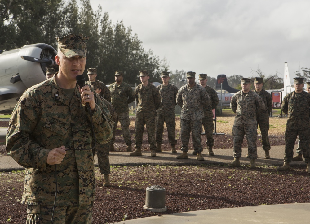 MAG – 41 Det Bravo welcomes new Sergeant Major