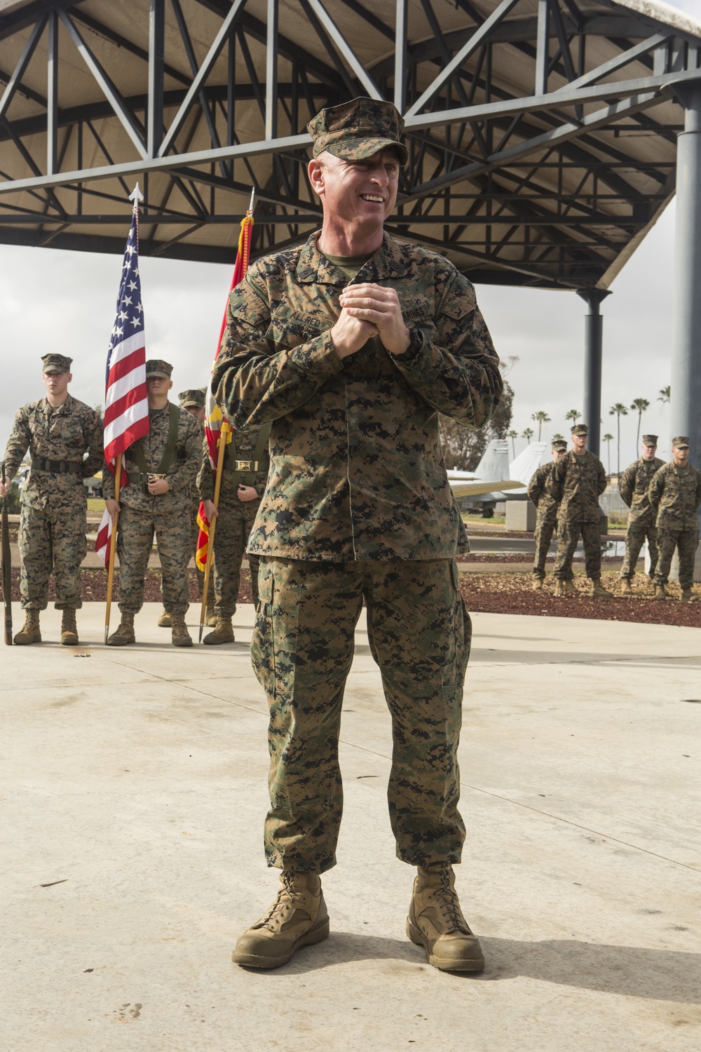 MAG – 41 Det Bravo welcomes new Sergeant Major