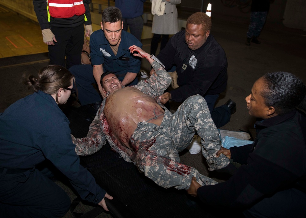 Mass casualty drill
