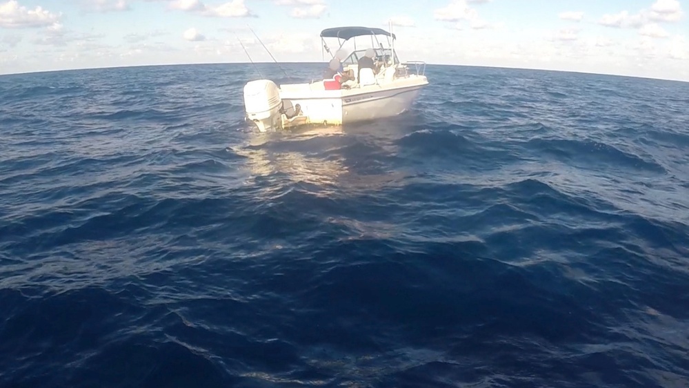 Coast Guard interdicts suspected migrant smuggling boat off Florida coast