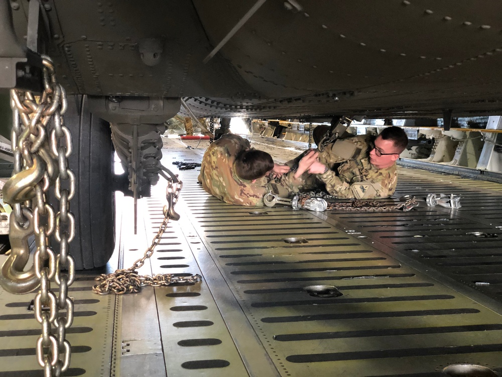 1AD CAB Prepares Unit's Aircraft for Shipment to Afghanistan