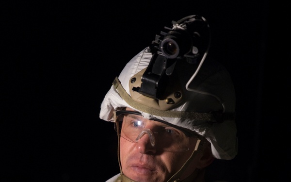 Spartan paratroopers conduct night airborne forced entry exercise at JBER