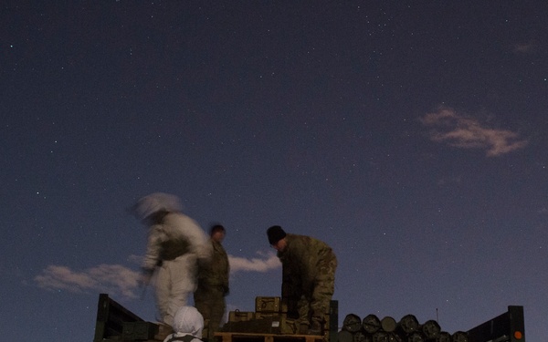 Spartan paratroopers conduct night airborne forced entry exercise at JBER