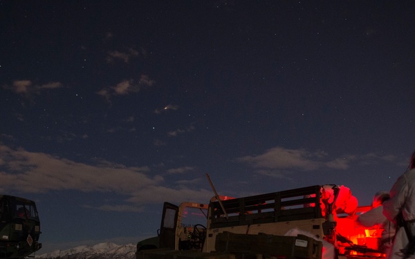 Spartan paratroopers conduct night airborne forced entry exercise at JBER
