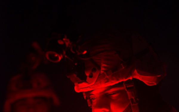 Spartan paratroopers conduct night airborne forced entry exercise at JBER