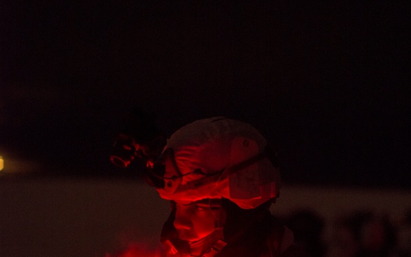 Spartan paratroopers conduct night airborne forced entry exercise at JBER