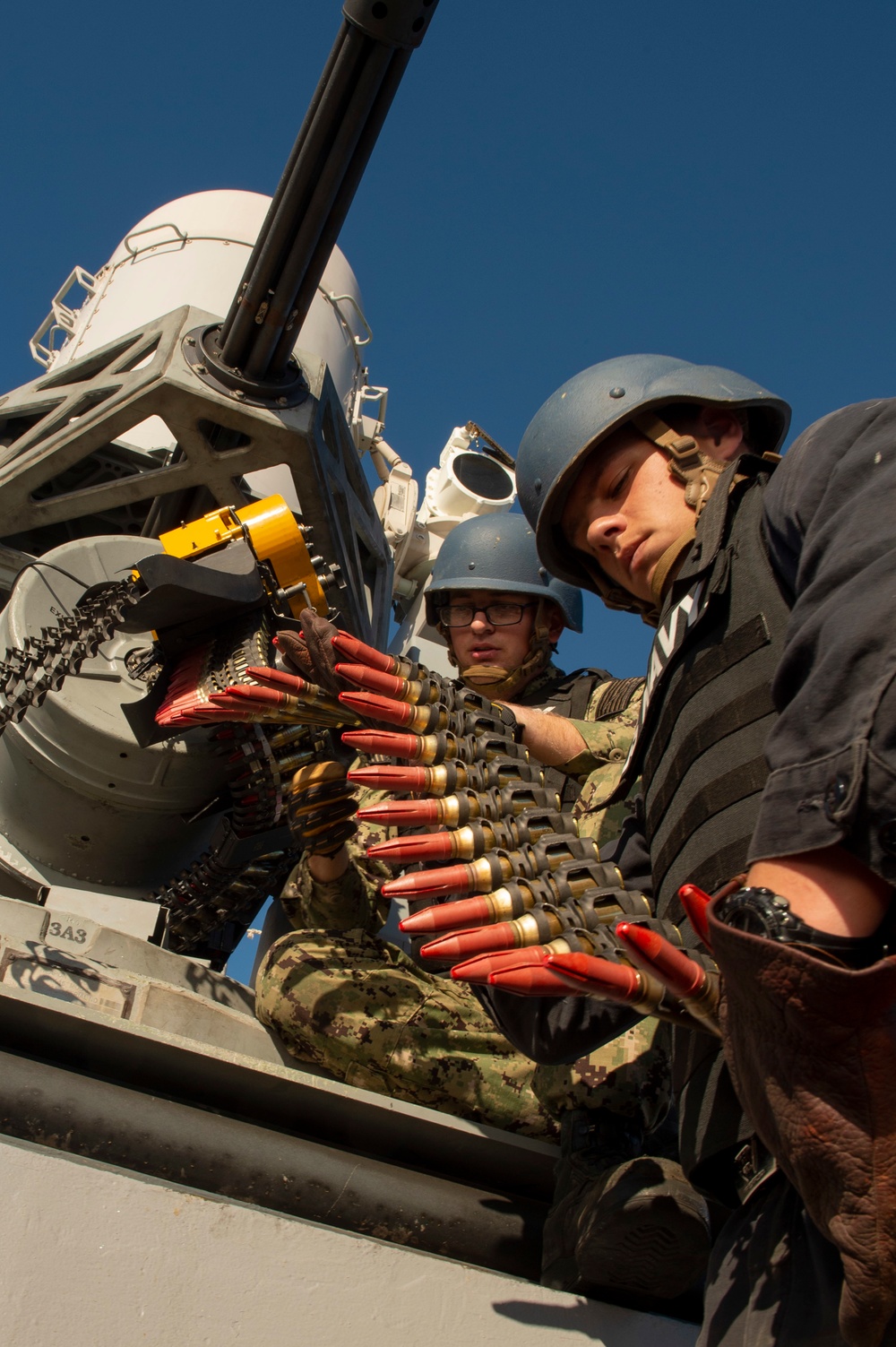 USS Preble Conducts CIWS Calibration Test