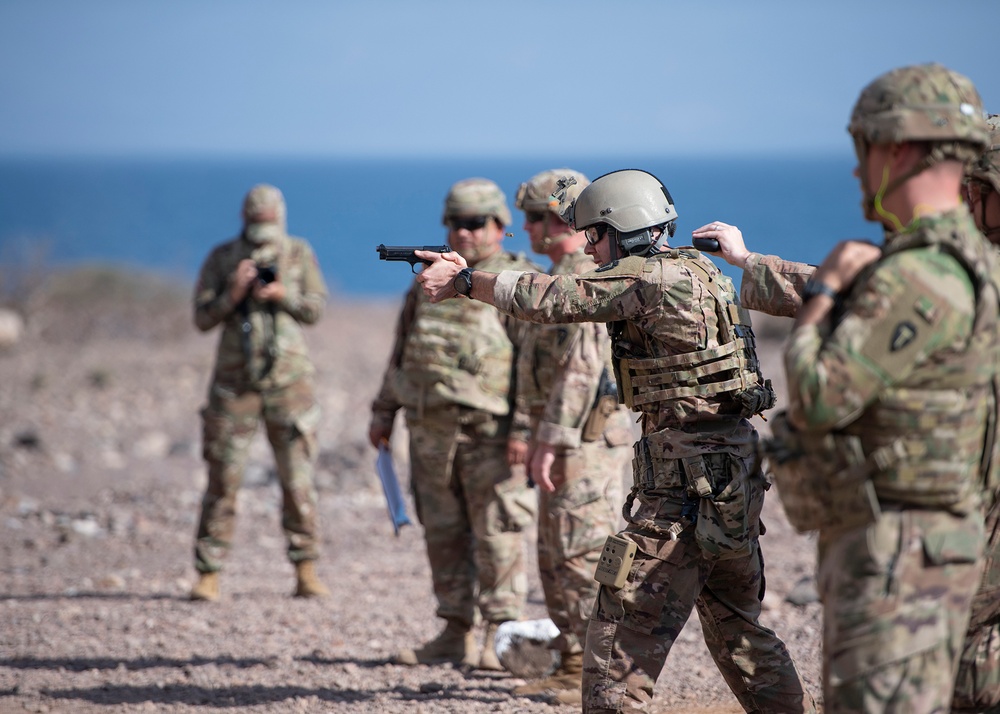 CJTF-HOA Task Force Alamo Soldiers compete for German Armed Forces Badge