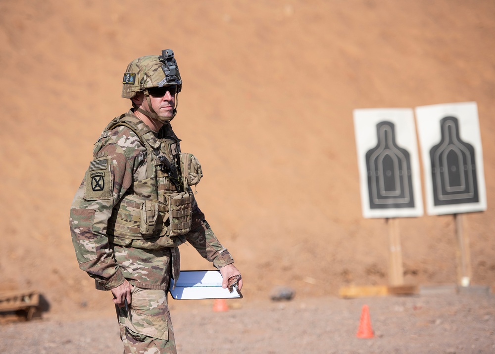 CJTF-HOA Task Force Alamo Soldiers compete for German Armed Forces Badge