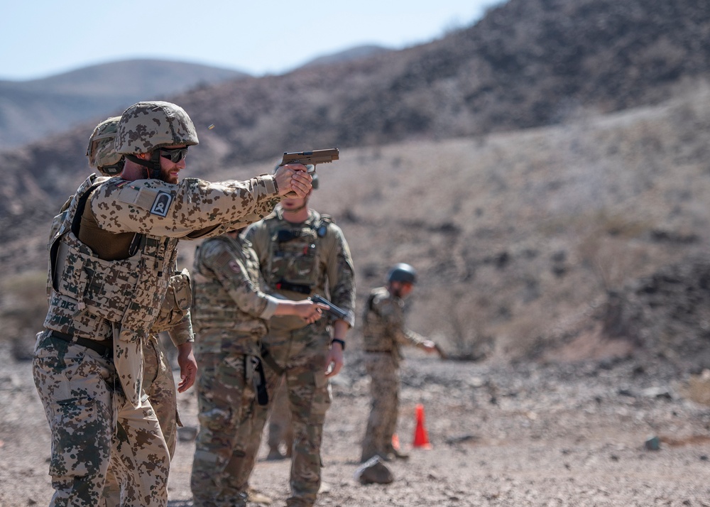 CJTF-HOA Task Force Alamo Soldiers compete for German Armed Forces Badge