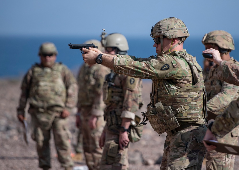 CJTF-HOA Task Force Alamo Soldiers compete for German Armed Forces Badge