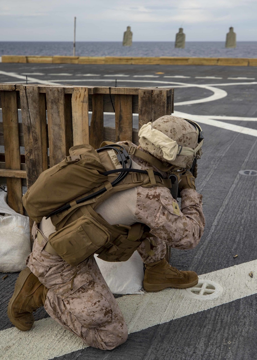 Live-fire Immediate Action Drills aboard the USS Arlington