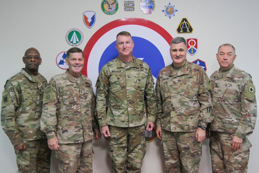 First Army Visits 1st Theater Sustainment Command's Operational Command Post