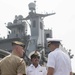 USS Rushmore pulls into Chennai