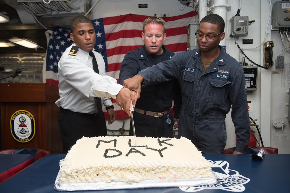 Chung-Hoon Sailors celebrate MLK day