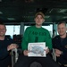 U.S. Sailor receives Sailor of the Day award