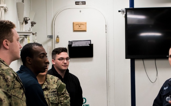 CNO Visits USS Ross