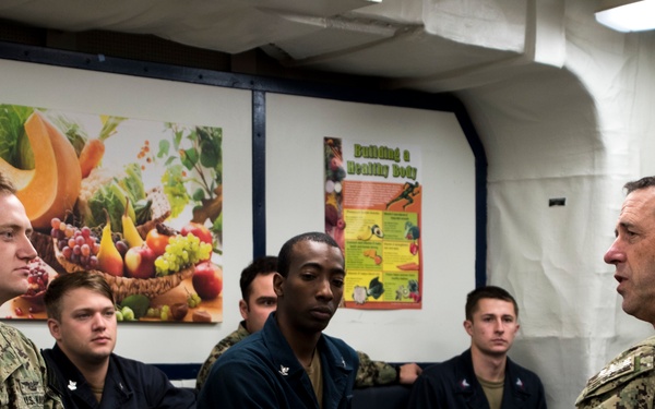CNO Visits USS Ross