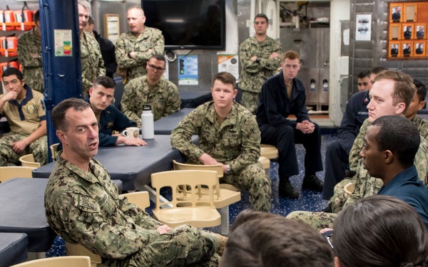CNO Visits USS Ross