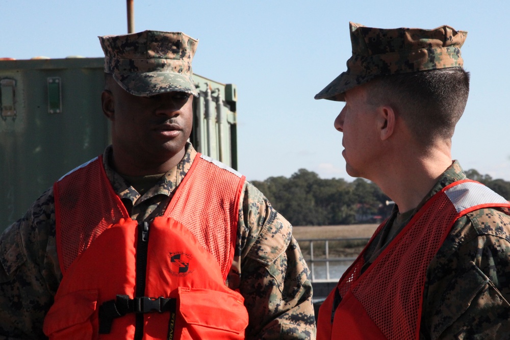 Brigadier General Watson Visits Marine Corps Air Station