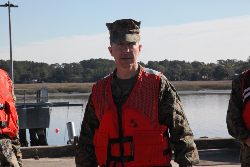 Brigadier General Watson Visits Marine Corps Air Station