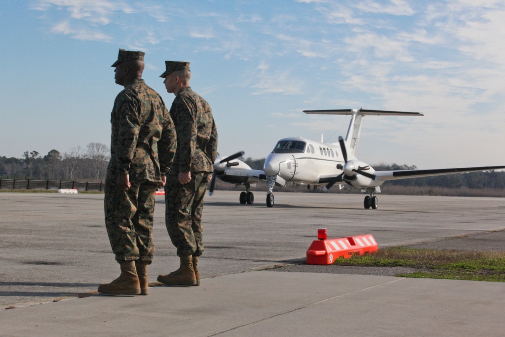 Brigadier General Watson Visits Marine Corps Air Station