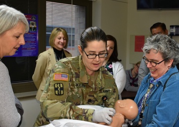 Medical School Advisors Visit the Brook Army Medical Center (BAMC) Hospital in San Antonio, Texas.